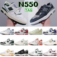 Wholesale Sneakers BB550 Mens Basketball Shoes Low Sports Athletic Boots Shadow White Green Red Sea Salt Varsity Gold Navy Blue Men Women Trainers US