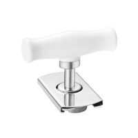 Wholesale White handle Manual SS Easy Can Jar Opener Adjustable Inches Cap Lid Openers Tool Kitchen Gadgetsa08