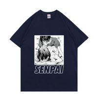 Wholesale Japan Anime Hentai Waifu Senpai Ahegao Otaku Vaporwave Fashion Men Women T shirt Funny Sexy Print T Shirts Pure Cotton Tee