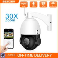 Wholesale Cameras BESDER X Zoom PTZ Outdoor Wifi P IP Camera M Night Vision Motion Detect Two way Audio IP65 Waterproof Speed Dome