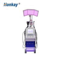 Wholesale Free DHL Shipping New Style Beauty spa jet vacuum face cleaner hydra skin facial cleaner hydra pdt led therapy facial machine spa11