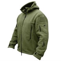 Wholesale Men Military Winter Thermal Fleece Tactical Jacket Outdoors Sports Hooded Coat Softshell Hiking Outdoor Jackets Jacket Men G0107