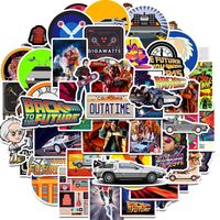 Wholesale 50Pcs Movie Back To The Future Stickers Funny film sticker For Laptops Computers Water Bottles Skateboard Motorcycle Bicycle Car Decals