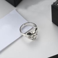 Wholesale Luxury Designer Jewelry Band Ring LOVE Retro Style Flower Bird Letters Fashion Silver Rings Mens Womens Party Engagement Rings For Women