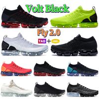 Wholesale 2022 Fashion Fly CNY running shoes triple Volt Black white pure platinum multi color sneakers oreo red orbit men women sports trainers