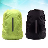 Wholesale Outdoor Bags Waterproof Backpack Reflective Rain Cover L Night Safety Light Bag For Camping Hiking Climbing Size XS Black
