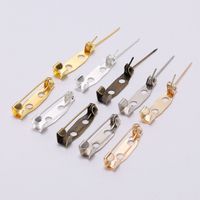 Wholesale Brooch Clip Base Pins mm Safety Pin Brooches Settings Blank Base for DIY Jewelry Making Supplie Accessories Christmas Gift