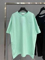 Wholesale High version Chao B home front back embroidered T shirt woven and dyed pure cotton fashion couple s same short sve