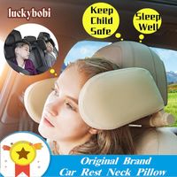 Wholesale Car Seat Headrest Pillow Travel Rest Neck Pillow Support Solution For Kids Pillow And Adults Auto Seat Head Cushion Car by sea GGE2194