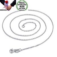 Wholesale Chains OMHXZJ European Fashion Woman Man Party Gift Sterling Silver KT White Yellow Rose Gold Chain Necklace NA207