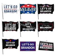Wholesale Custom Made LETS Go Brandon Flag Banner Flags Outdoor Indoor Decoration cm x5ft Polyester DHL Fast