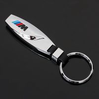 Wholesale 2021 Special gift For BMW Metal Car Keychain X6 X5 M Tech M Sport M3 M5 Leather Key Chain E46 E39 E60 F30 E90 F10 F30 E36 Key Rings