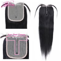 Wholesale Wig lace smooth Brazilian closure x1 inch human hair T piece transparent closure