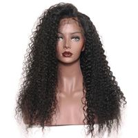 Wholesale Lace Wigs Brazilian Curly Human Hair For Black Women x4 Front Wig Pre Plucked Loose Deep Wave Density Prosa