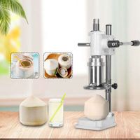 Wholesale Commercial Lever Style Openers Hand Press Green Coconut Opening Holing Machine Small Manual Fresh Coconuts Hole Punching Machines
