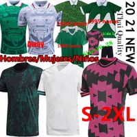 Wholesale Mexico Retro Classic Fans Soccer Jerseys camisetas chándal de fútbol Football Shirts Player LOZANO Women Kids kit Uniform