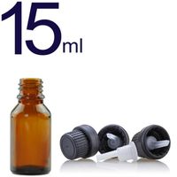 Wholesale Glass Bottles for Essential Oils ml Refillable Empty Amber Bottle with Orifice Reducer Dropper and Cap DIY Supplies Tool Accessories