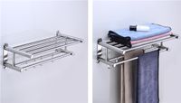 Wholesale Customized family bathroom hanger bath rack clothing rack multi functional brand high end configuration04