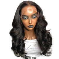 Wholesale Body Wave Silk Top Lace Frontal Wig x6 Lace Front Wig Brazilian Remy Human Hair Wigs Natural Hairline Lace Closure Wig