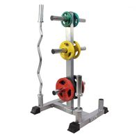 Wholesale Barbell Stand Weight Plate Storage Tree Rack Barbell Bar Holder Organizer Weight Lifting Dumbbell Holder Gym Fitness Equipment1