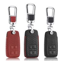 Wholesale 2 button remote control Leather car key cover Bag for Acura CDX RDX MDX