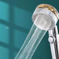Wholesale Xiaoman waist turbo shower hand set showers shower head pressurized fan blade water stop new a30
