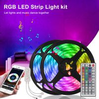 Wholesale 16 ft ft ft ft LED Strips m m m m RGB LED Light Strips Smart Light With WIFT Bluetooth Controller