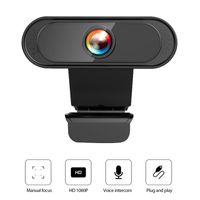 Wholesale Webcams HD P Webcam Mini Computer PC WebCamera With Microphone Cameras For Live Broadcast Video Calling Conference Work Tablets