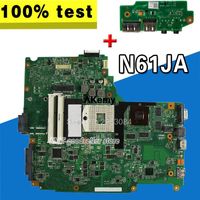 Wholesale Motherboards Send Board N61JA Motherboard REV2 HM55 Support I3 For Asus N61JA N61J Laptop Mainboard
