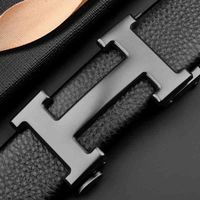 Wholesale Brand Belts I button bonded leather automatic buckle belt men s business casual pants youth fashion