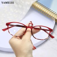 Wholesale Sunglasses YAMEIZE Oval Reading Glasses Women Men Ultralight Round Presbyopia Clear Lens Eyewear Diopters