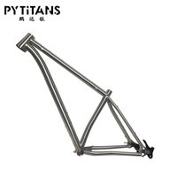 Wholesale Best Quality PYTITANS Titanium MTB Bike Frame tire Wheel Thread BSA quot Size with Customized Logo