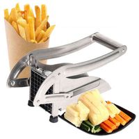 Wholesale Stainless Steel Manual WIth Heads Strip Machine French Fries Cutter Potato Carrot Making Tool