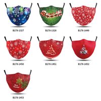 Wholesale Hot sale Mask PM2 Adults Christmas Halloween comfortable The stars shine cotton cloth Dustproof D Printing Washable Dust Masks