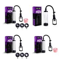 Wholesale Nxy Sex Toys Manual Penis Enlarger Pump Enhancement Extender for Men Male Masturbation Trainer Vacuum Adult Toy