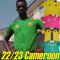 Wholesale 21 Cameroon soccer jerseys home green Africa Cup Anguissa MBOBA CHOUPO MOTING BAHOKEN GANAGO TOKO EKAMBI HONGLA retro football shirts vest