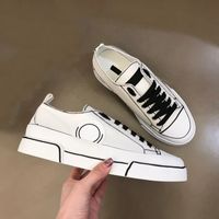 Wholesale Man Hand Painted Two Tone Canvas Sneaker Casual Shoes Tennis Sneakers Mens Leisure Trainer Multicolor White Orange Flat Laces Rubber Sole Party Fashion
