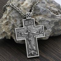 Wholesale Pendant Necklaces Orthodox Cross Skull Necklace