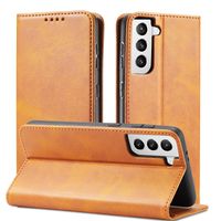 Wholesale Magnetic Leather Flip Cases For Samsung Galaxy S22 Ultra S21 FE Plus S20 Note Ultra A73 A53 A33 A72 A52 A32 A13 A03 G G Wallet Card Cover Coque Bags