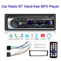 Wholesale Car Stereo Radio Hands free Bluetooth Autoradio V V FM Aux IN Input SD USB In dash din Car MP3 Multimedia Player1