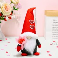Wholesale Party Supplies Valentine s Day Gnome Plush Doll Handmade Swedish Elf Valentines Gifts for Women Men Home Table Ornaments RRF13485