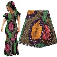 Wholesale Fabric Digital Printing African Ethnic Batik Cotton Garment AfrRIDE WAX