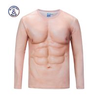 Wholesale Gym T shirts man Male Casual t shirt mens Long sleeve T shirt t shirts Workout clothes Tee Sportswear