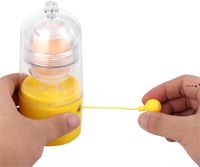 Wholesale Hand Powered Golden Egg Maker Tools Egg White and Yolk Spin Mixer Machine Kitchen Gadgets HHA11679