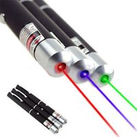 Wholesale Laser Green Red Blue Light Laser Pen Beam Laser Pointer Flashlight For SOS Mounting Night Hunting teaching Xmas Gift