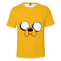 Wholesale Adventure Time Finn and Jake The Dog D T Shirt Women Men Summer Short Sleeve Funny Tshirt Graphic Tees Anime Cosplay T shirt