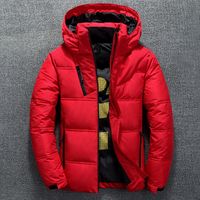 Wholesale Winter Warm Men Jacket Coat Casual Autumn Stand Collar Puffer Thick Hat White Duck Parka Male Men s Winter Down Jacket With Hood