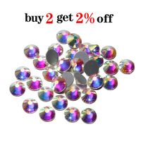 Wholesale Aaa High Quality Glisten Crystal Glass Ab Ss3 ss50 Flatback Hot Fix Rhinestones For Clothes Decorate Diy Jewelry Making bbyvRQ
