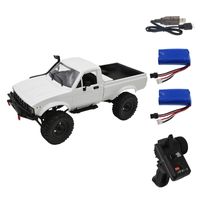 Wholesale WPL C24 Full Scale Upgrade RC Pickup Truck Rock Crawler Simulation Interactive Off Road Car with Rubber Tires