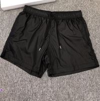 Wholesale Summer Men Nylon Swim Shorts Fashion Designer Gentleman Side Pockets Swimear Boy Zipper Closure Back Pocket Tonal Drawcord Short Pants